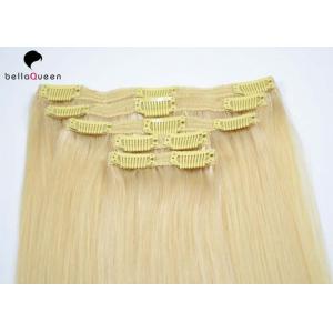 16 - 26 inch Virgin Brazilian Full Head Clip In Hair Extensions With Tangle Free