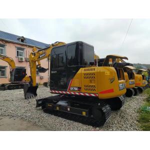 7280kg 4.4km/H Second Hand Excavator Excavator Sany Sy75c Pro Digging Height 7060mm