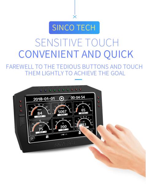 DO909 Digital Car Water Temp Gauge 12000rpm With Acceleration Display