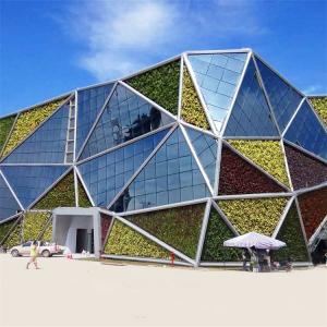 Bule Q235B CAD External Cladding Curtain Wall Glass Facade Panel FRP