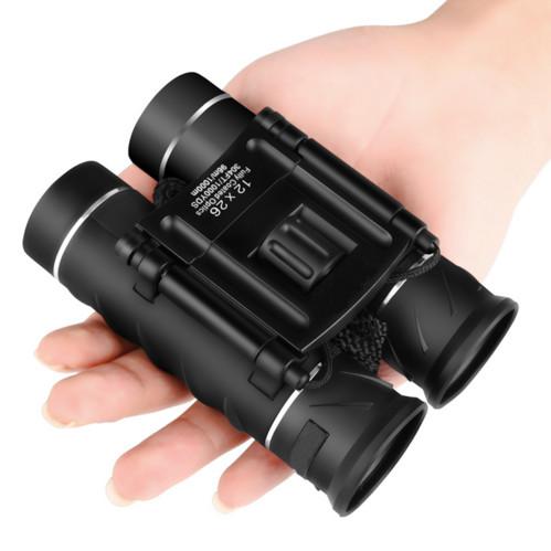 12X26 Day Night Vision Binoculars Opera Glasses Compact Folding Travel Mini Size