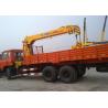 Durable Safety XCMG Transporting Telescopic Boom Truck Mounted Crane, 13m Height