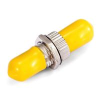 ST To ST Fiber Optic Connector Yellow FTTH FTTB FTTX Network