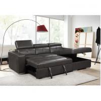 China High quality L shape PU leather sofa bed 2 seats Europe designs modern sofas for living room furniture on sale