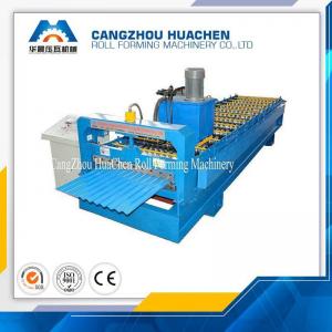 China Color Steel Galvanized Metal Aluminum Roof Tile Roll Forming Machine ISO Approval wholesale