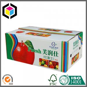 China Colorful Printed Corrugated Packaging Box for Fruit; Fresh Apple Box supplier