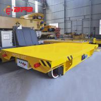 China 25 Ton Steel Plate Electric Track Rail Transfer Cart 20m/Min Running on sale