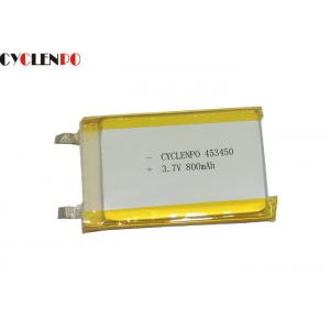 China LP-453450 Lithium Ion Polymer Rechargeable Battery , 3.7 Volt Lithium Polymer Battery 800mah supplier
