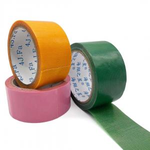 China Colored Reinforced Cloth Duct Tape Flexible Anti Abrasion For Home Decoration supplier