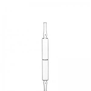 1ml clear borosilicate  glass ampoule medical cosmetic use