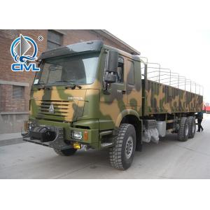 China 6x6 371hp All Wheel Drive Sinotruk Howo7 Cargo 30-60 Tons Load Capacity High - Brightness Headlights green color supplier