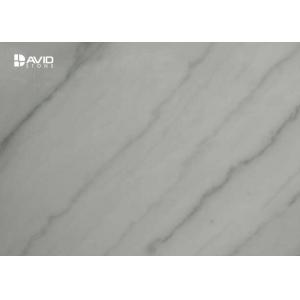 Custom High Whiteness Bathroom Marble Slabs For Wall Decor Stain Resistant