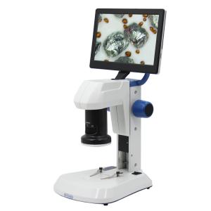 China Affichage d'écran électronique allumé mené par Usb2.0 stéréo du microscope 3.0M CMOS HD d'affichage à cristaux liquides de carte PCB de bourdonnement mobile optique de réparation supplier