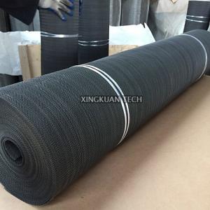 China Black Woven Wire Mesh Cloth For Rubber  Plastic Industry  40 Mesh 60 Mesh 80 Mesh supplier
