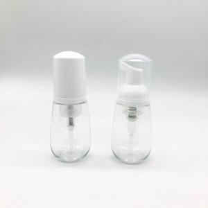 China 40mL PET Mini Foaming Pump Bottle for SKIN CARE OEM Color/Print PET Facial Cleanser supplier