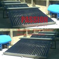 China 1000L Tubes Evacuated Tube Solar Collector Hotel Pool Solar Thermal Heating System on sale