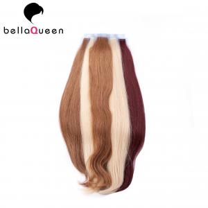 Colored Brazilian Virgin Human Hair Tape Hair Extensions for Beauty Salon