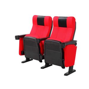 PP Backrest Movie Theatre Chairs  Powder Coating Treatment