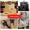 China High-Gloss PVC Crocodile Embossed Woven Grain Geometry Animal for Shoe Bag Decor Synthetic Artificial Leather Fabric for Crafts wholesale