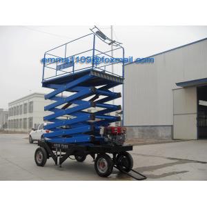 500kg SJY0.5-10 Scissor Lift Working Platform Hydraulic Lift with Diesel Engine