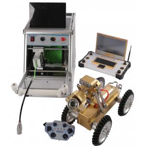 China High Definition Pipe Inspection Robot , Remote Control Robot With Video Camera supplier