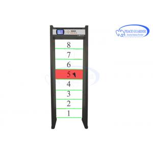 China Railway / Bus Station Archway Metal Detector With Eight Detection Zone supplier