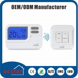 China 7 Days Programmable Underfloor Heating RF Room Thermostat 16A 230V RF supplier