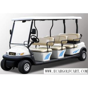 China Customized Colorful 12 Seater Golf Cart Electric Sightseeing Bus With Plastic Armrest supplier