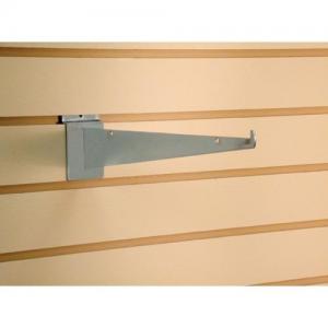 China Shop 4”, 5” Metal bracket Display Shelving accessories for slatwall system supplier