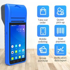 China Android 8.1 PDA POS Terminal Mobile Handheld Mini With 58mm Printer supplier