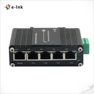 China Mini Switch Ethernet Gigabit Industriel (PoE) PoE en option 5 ports Entrée d'alimentation 12~48VDC supplier