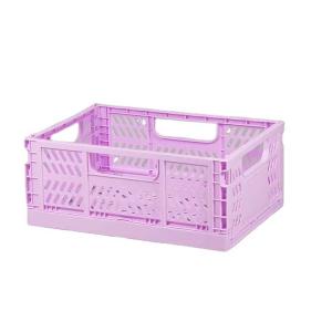 China ECO Friendly PP Plastic Desk Crate Stackable Collapsible and Foldable for Organization supplier