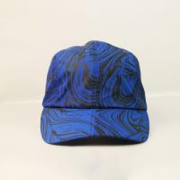 China OEM/ODM sublimation pattern Breathable 100% polyester Running Hats Dry Fit Sport golf caps on sale