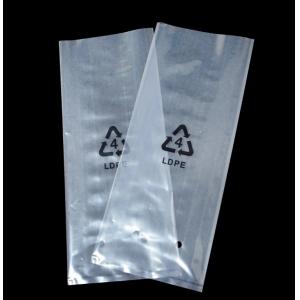 Reciclando sacos lisos claros da soldadura térmica do LDPE, sacos polis transparentes do alimento
