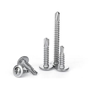 China SUS304 Modified Truss Wafer Head Tek Roofing Self Drilling Screws for Sheet Metal Tapping Screws supplier