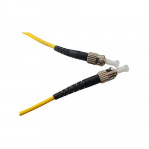 China Yellow Industrial Wire Harness 300mm 0.9mm OD Multimode Fiber Cable Wire supplier