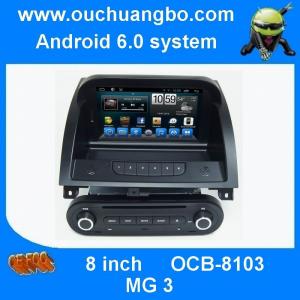China Ouchuangbo car multi media dvd android 6.0 for MG 3 with iPhone and Android phone connect to car radio supplier