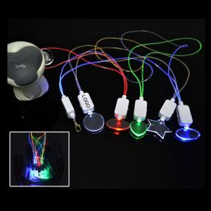 China Colorful Concert LED Voice Controlled Lighting Necklace Logo Customized supplier