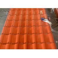 China Sound Resistance ASA Synthetic Resin Roof Tile For House 219mm Pitch Tile Heat Insulation on sale