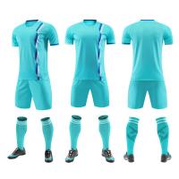 China Short Sleeve Soccer Jerseys Casual Training Sublimation Football Shirts Set on sale