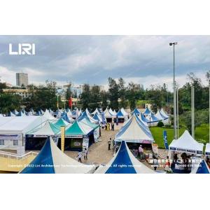 China DIN4102 Pagoda Outdoor Event Tents With Colorful PVC Sidewall supplier