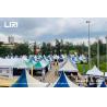 DIN4102 Pagoda Outdoor Event Tents With Colorful PVC Sidewall