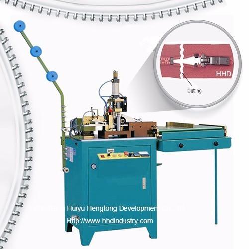 Hot Fused Zig Zag Cutting Machine Auto Plastic Zipper Close End Cutting Machine