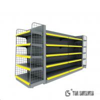 China Factory Price Convenience Store Display Shelves Shop Rack In Black Color on sale