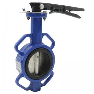 China Butterfly Cast Iron Drain Valve supplier