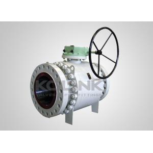 China Full-port Trunnion Ball Valve Full-bore Fire-safe Anti-static Blowout Proof Stem supplier