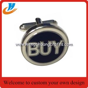 Pure color imitation enamel cufflink for mens shirts, initials cufflink,Custom Made Design Logo Cufflink Manufacturer