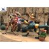 China Outdoor Amusement Park Decoration Life Size Waterproof Dinosaur Fiberglass Model wholesale