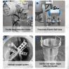 China Machine de filtration des impuretés liquides solides du jus de mangue avec un grattoir interne automatique et un boîtier de filtre auto-nettoyant wholesale
