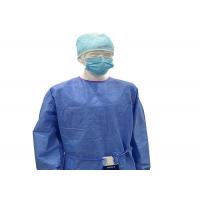 China Green Disposable Surgical Gown ,  Patient Hospital Isolation Gowns Infection Control on sale